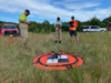 Collecting thermal imagery at Cape Cod cranberry bog