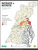 Chesapeake Bay Nontidal Network: 2014-2023 Nitrate + Nitrite Average 10-year Per-Acre Load