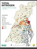 Chesapeake Bay Nontidal Network: 2014-2023 Total Nitrogen 10-year Trend and Per-Acre Load