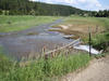 Heavy runoff in the upper Rapid Creek drainage basin