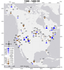 Centennial-Scale Hydroclimate Anomalies, 1300-1400CE