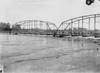 North Topeka Bridge Flooded out on the Kansas River 1903