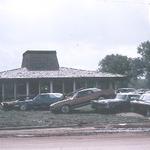 Cadillac garage on Omaha Street after 1972 Flood