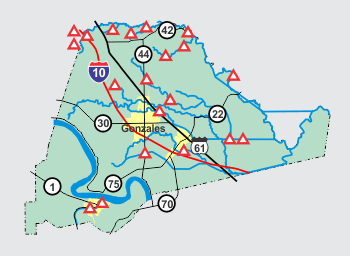 Ascension Parish Flood Map Ascension Parish | U.s. Geological Survey
