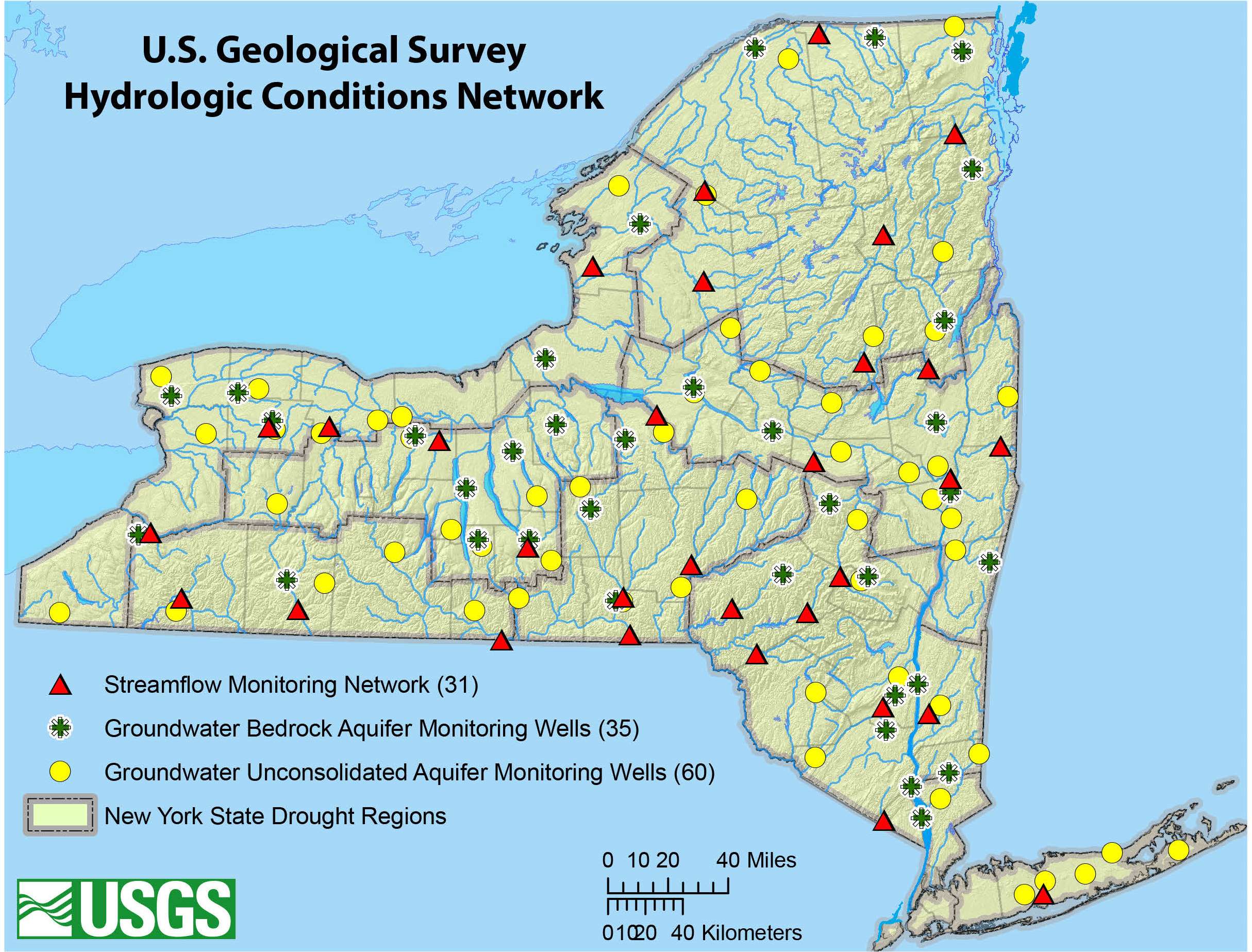 USGS Hydrologic Conditions Network for New York U.S. Geological Survey