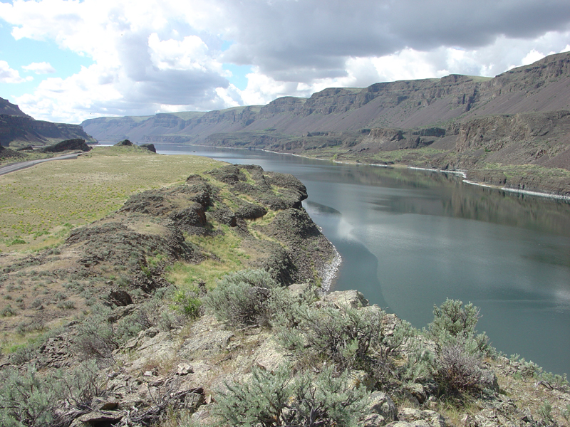 A photo of Lake Lenore U.S. Geological Survey