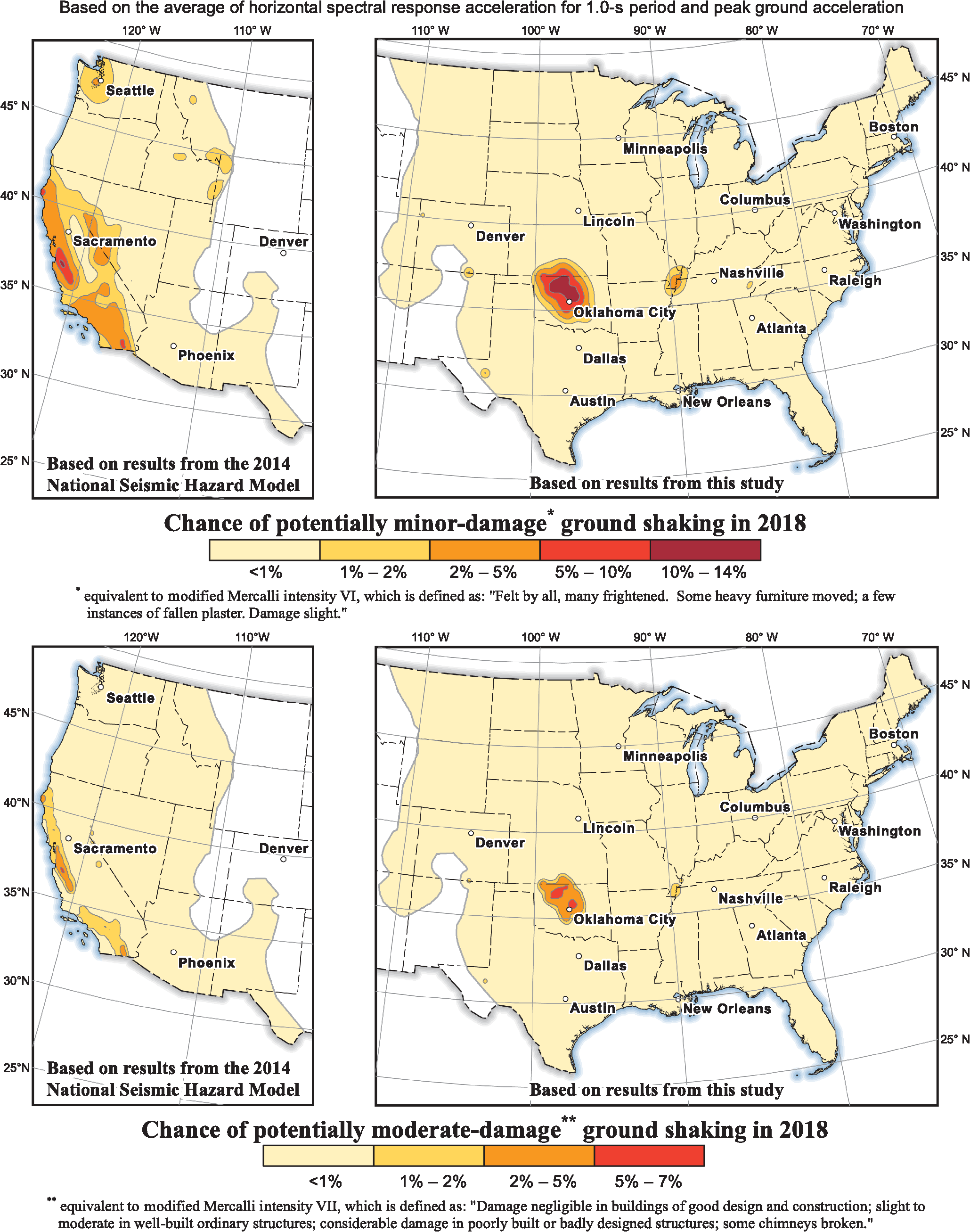 two maps os the U.S.