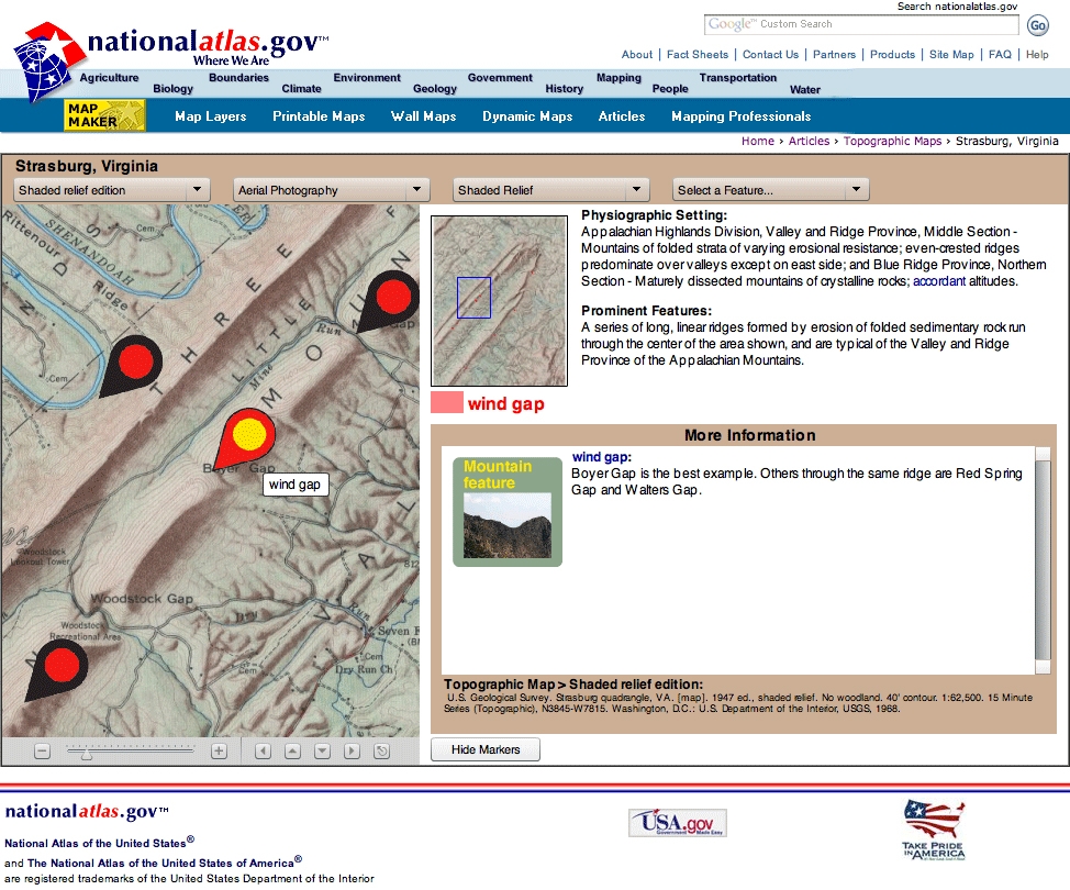 Topographic Map Reader U.S. Geological Survey